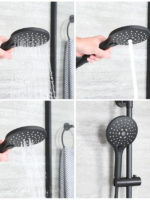 Modern Thermostatic Round Bar Shower