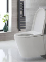 White Modern Wall Toilet