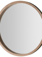 Full Round Oak Mirror