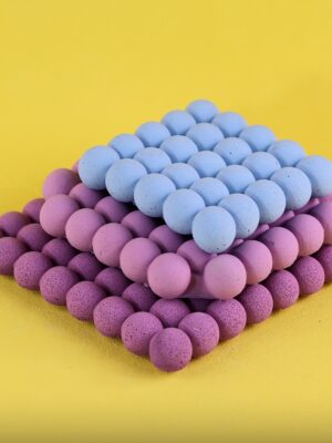 3D square Bubble Ball Coaster Silicone Mold DIY Cement Creative Jewelry Storage Plate Candle Tray Handmade Soap Mould Home Decor