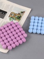 3D square Bubble Ball Coaster Silicone Mold DIY Cement Creative Jewelry Storage Plate Candle Tray Handmade Soap Mould Home Decor