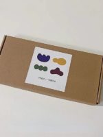 4 Colors Irregular Hand-kneaded Ceramic Dipping Flower Dish Colorful Glaze Lovely Japanese Hot Pot Dipping Flower Dish