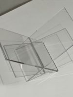 Acrylic transparent book shelf book display bracket art decoration shelf simple desktop magazine storage shelf