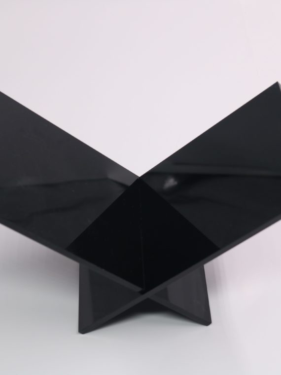 Acrylic transparent book shelf book display bracket art decoration shelf simple desktop magazine storage shelf