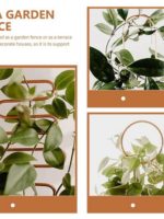 Plant Climbing Rack Plant Trellis Rustproof Multifunctional Metal Vine Growth Climbing Rack Garden Supplies